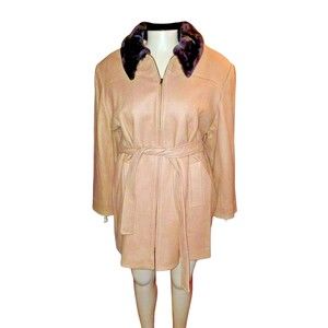 Lane Bryant Designs & Co Camel Beige Wool Coat Jacket Size 22/24 NWT